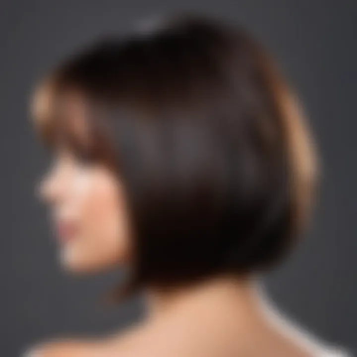 Diverse face shapes featuring suitable back-layered bob styles