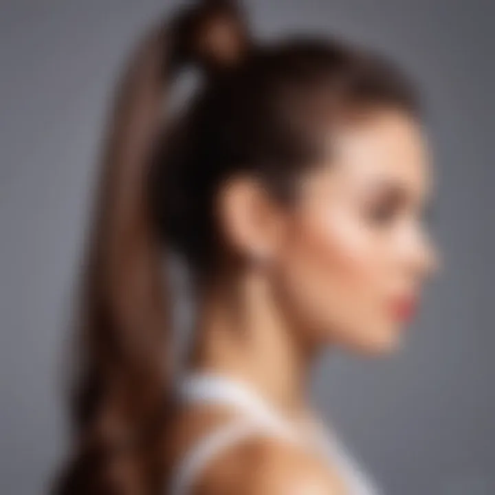 Step-by-step guide to creating a chic ponytail