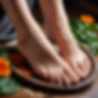 Natural ingredients for homemade foot mask recipe