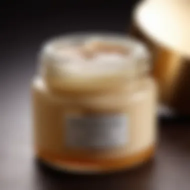 The Luxurious Texture of Batık Kremi Close-up of Batık Kremi jar showcasing its rich texture