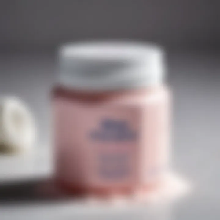 Close-up of baby powder container