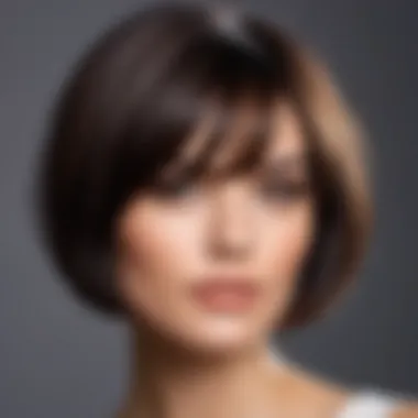 Trendy bob cut with a chic and sophisticated finish