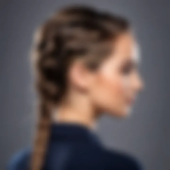 Stylish fishtail braid for a trendy finish