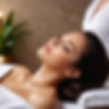 Relaxation and Rejuvenation for Hair A serene hair spa environment promoting relaxation and rejuvenation