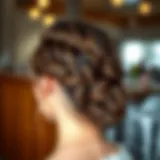 Elegant butterfly hairstyle showcasing intricate braiding techniques