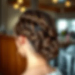 Elegant butterfly hairstyle showcasing intricate braiding techniques