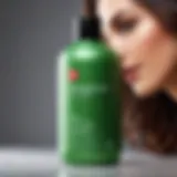 An innovative shampoo bottle designed to combat hair loss