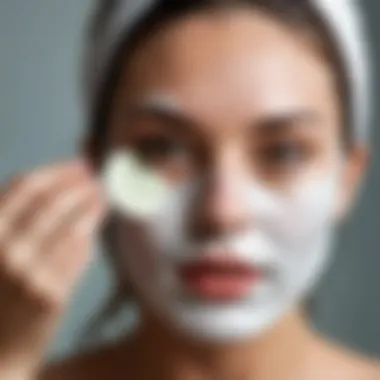 Application of a homemade face mask