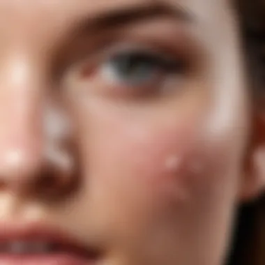 Understanding Large Pimples Close-up of a large pimple on skin