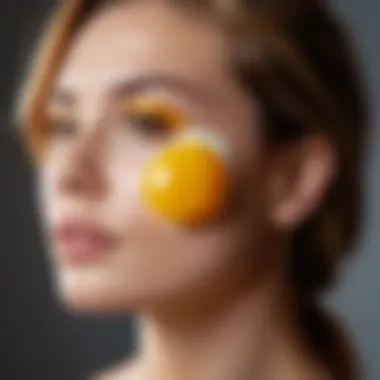 Application techniques for egg yolk hair mask