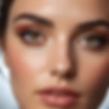 Glimmering with Emotion Glimmering hazel eyes with a touch of moisture