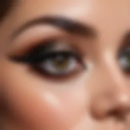 Elegant smoky eye makeup for hazel eyes showcasing depth and allure