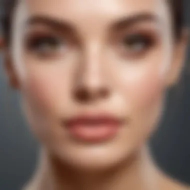 Moisturizing Cream Applied to Skin Moisturizing cream applied to skin