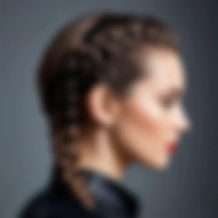 Creative styling options for modern braided looks