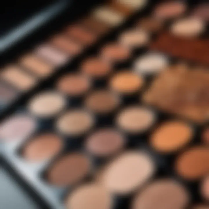 An elegant makeup palette suited for warm undertones