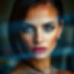 Rich chocolate brown hair color perfectly matching a warm skin tone