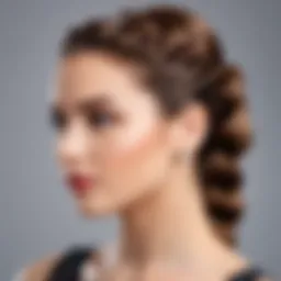 Elegant braided hairstyle suitable for any occasion