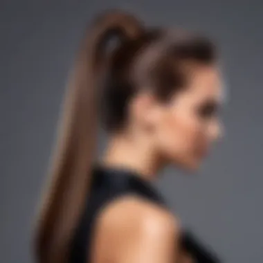 Sophisticated ponytail that elevates any outfit