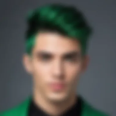 Cultural representation of green hair in fashion