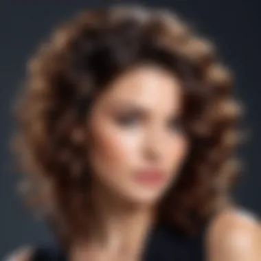 Trendy maşa hairstyle featuring loose curls