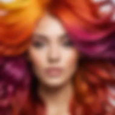 Diversity in Hair Colors and Identity Vibrant hair colors representing diverse identities