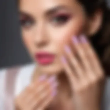 An elegant display of various nail polish colors suitable for French manicure.