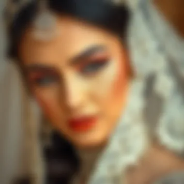 Gorgeous bridal look showcasing beauty and style