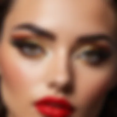 Bold Winged Beauty Dramatic winged eyeliner demonstrating bold styles.