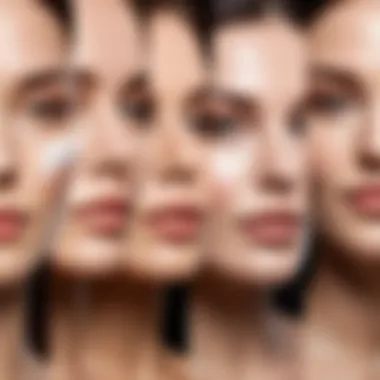 Tailored Skincare for Different Skin Types A visual representation of different skin types, highlighting tailored skincare recommendations.