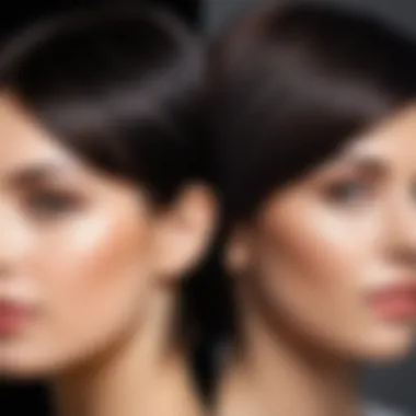 Transforming Hair Health Before and after results of hair care