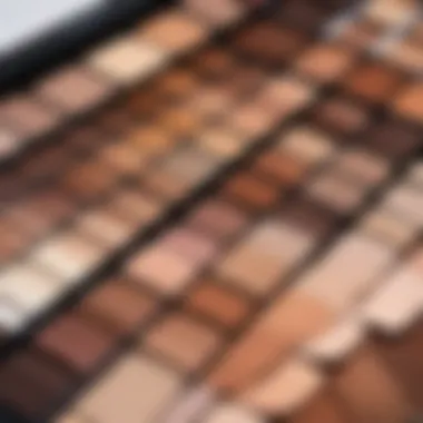 A palette of hair color swatches laid out against various skin tones