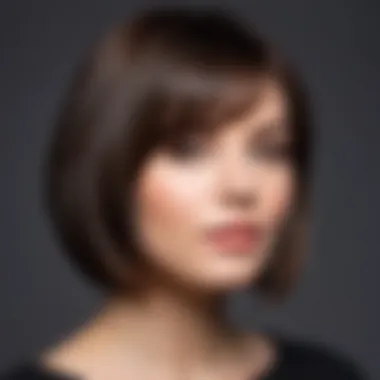 Layered bob cut adding dimension to fuller faces