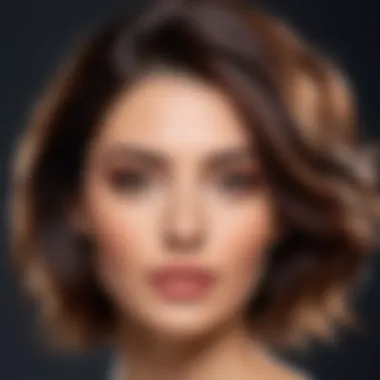 Close-up of Hande Erçel's new hair styling technique