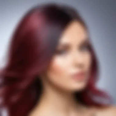 Nourishing hair care products displayed for after coloring