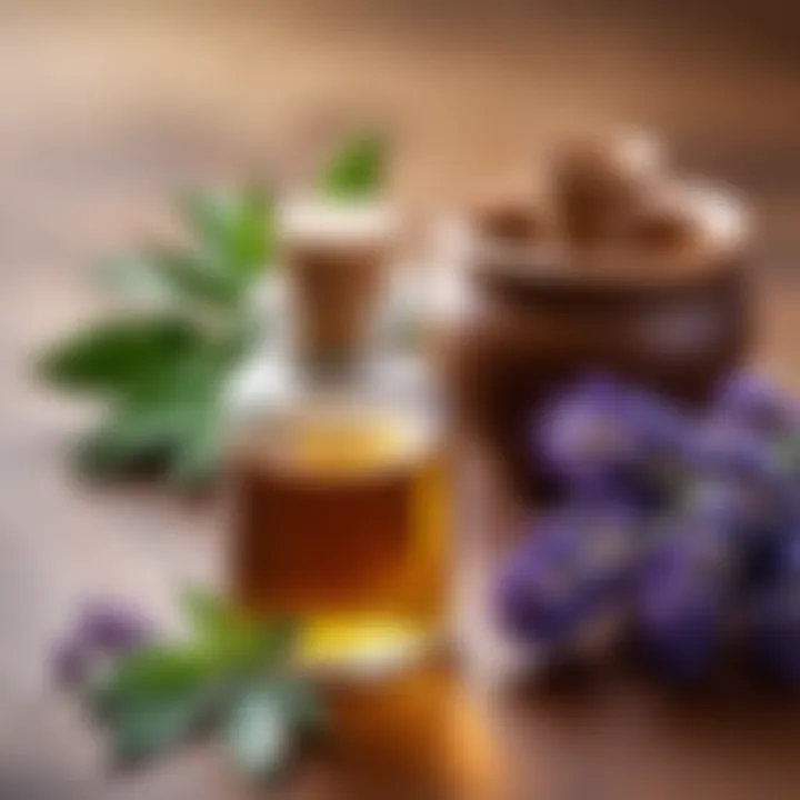 Essential oils used for hair treatments