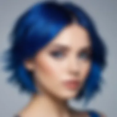 Cultural significance of blue hair in modern beauty