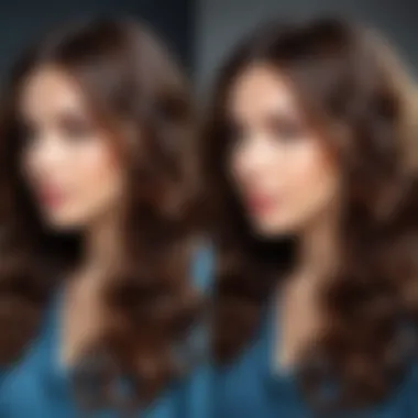 Wavy Hair Transformation: Before and After Before and after of wavy hair transformation