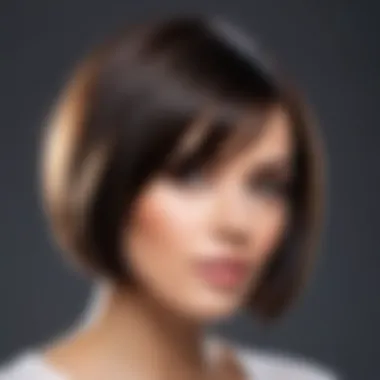 Trendy bob haircut suitable for everyday wear