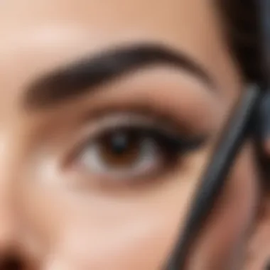 Eyebrow Shaping Tools Detailed illustration of eyebrow shaping tools