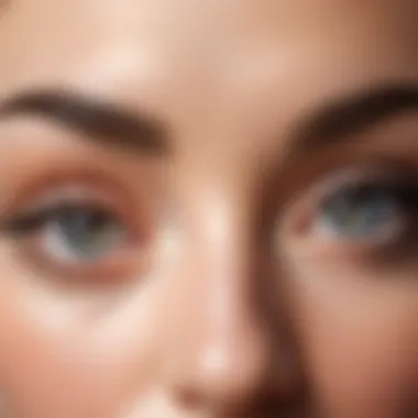 Protective Function of Eyelashes Illustration showing the protective function of eyelashes