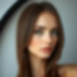 A stunning gradient of brunette shades showcasing the versatility of brown hair colors.