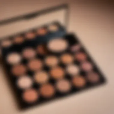 Makeup palette suitable for tan skin