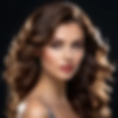Elegant Waves for a Stunning Look Elegant hairstyle featuring waves
