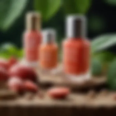 Organic Products for Nail Enhancement Array of organic products for nail enhancement.