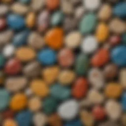Natural stones showcasing unique patterns