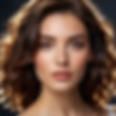 Effortless Natural Waves A stylish model showcasing effortless natural waves.