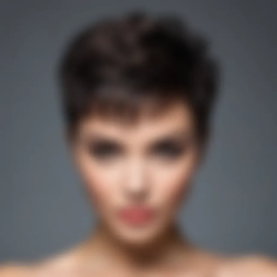 Symbolic representation of hair cutting trends in October