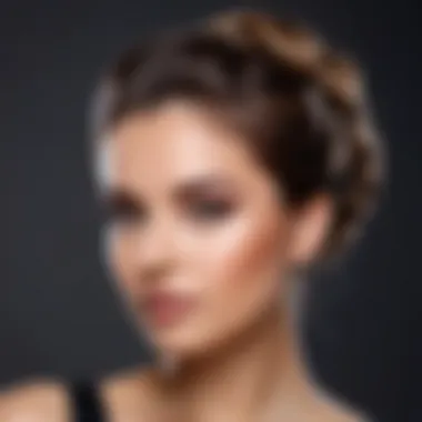 Elegant updo suitable for casual outings