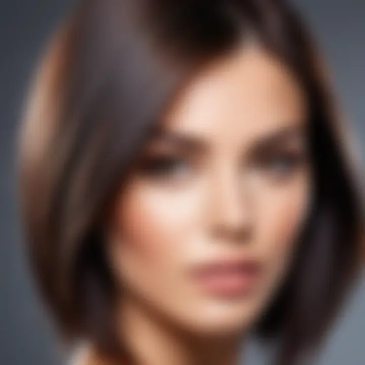 Professional application of keratin treatment in a salon