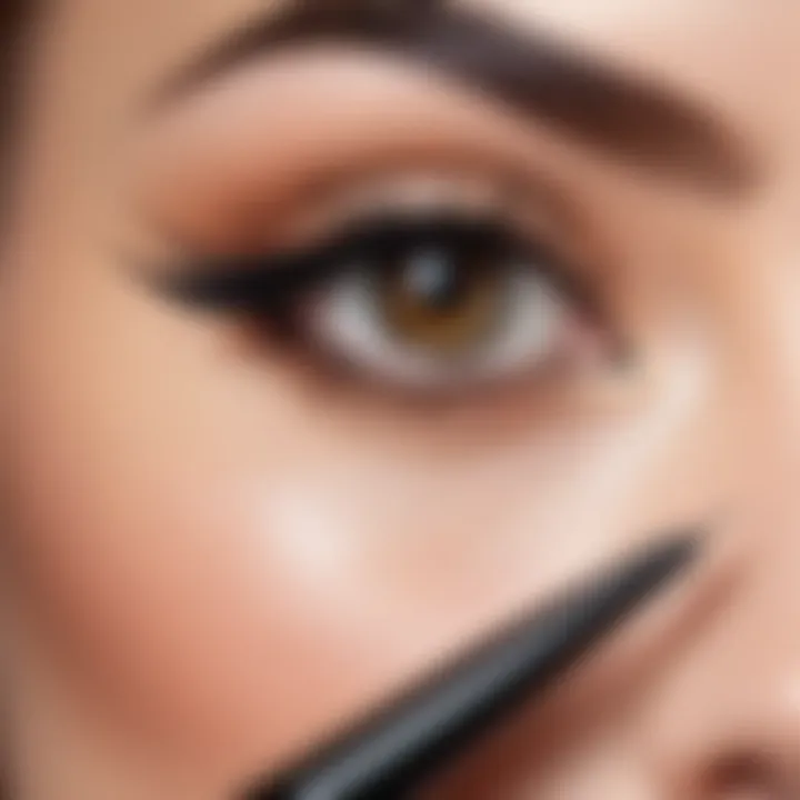 Close-up on Liquid Eyeliner Applicator